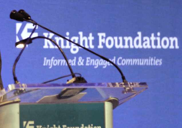 A photo from the 2013 Knight Foundation's Medial Learning Seminar.