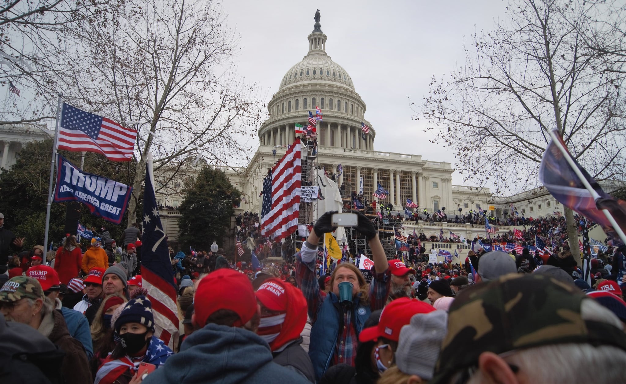 Rioters at the U.S. Capitol