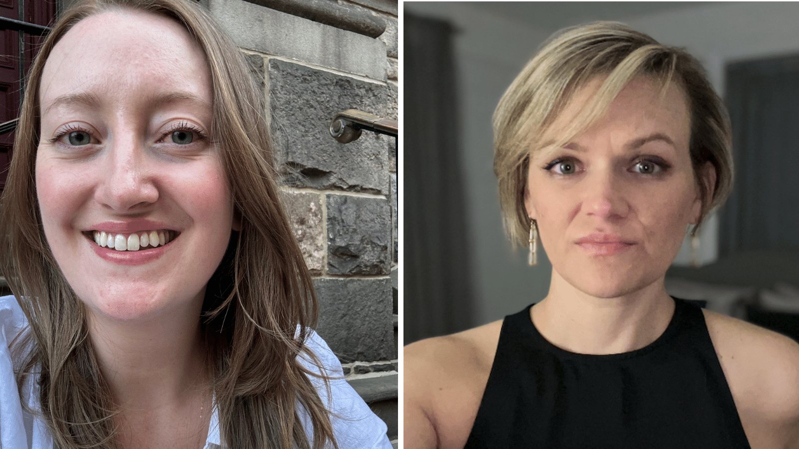 Headshots for Garnet Henderson and Susan Rinkunas.